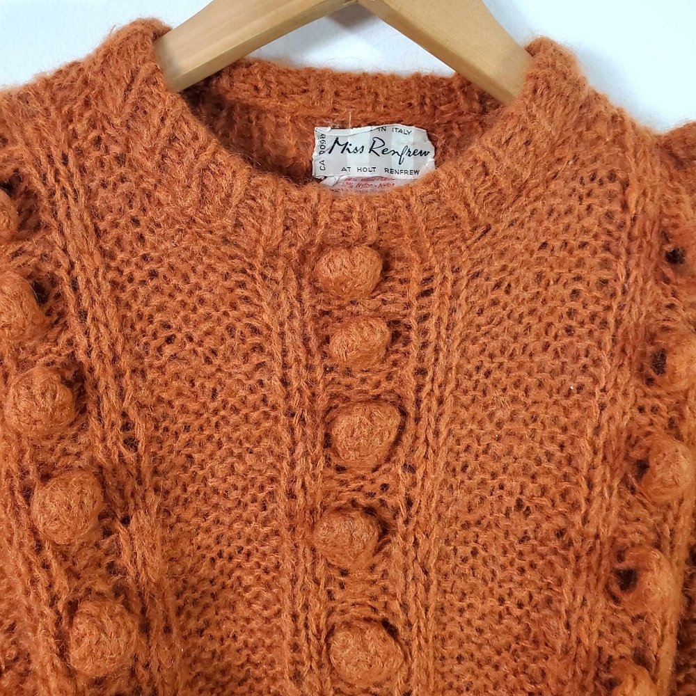 Women Miss Renfren Hand Crocheted Long Sleeve Cardigans Sweater - Picture 4 of 7